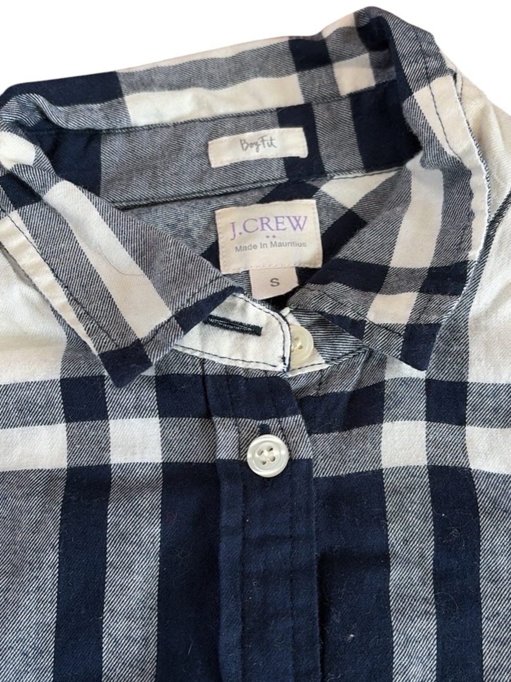 J.Crew women’s super soft button down flannel